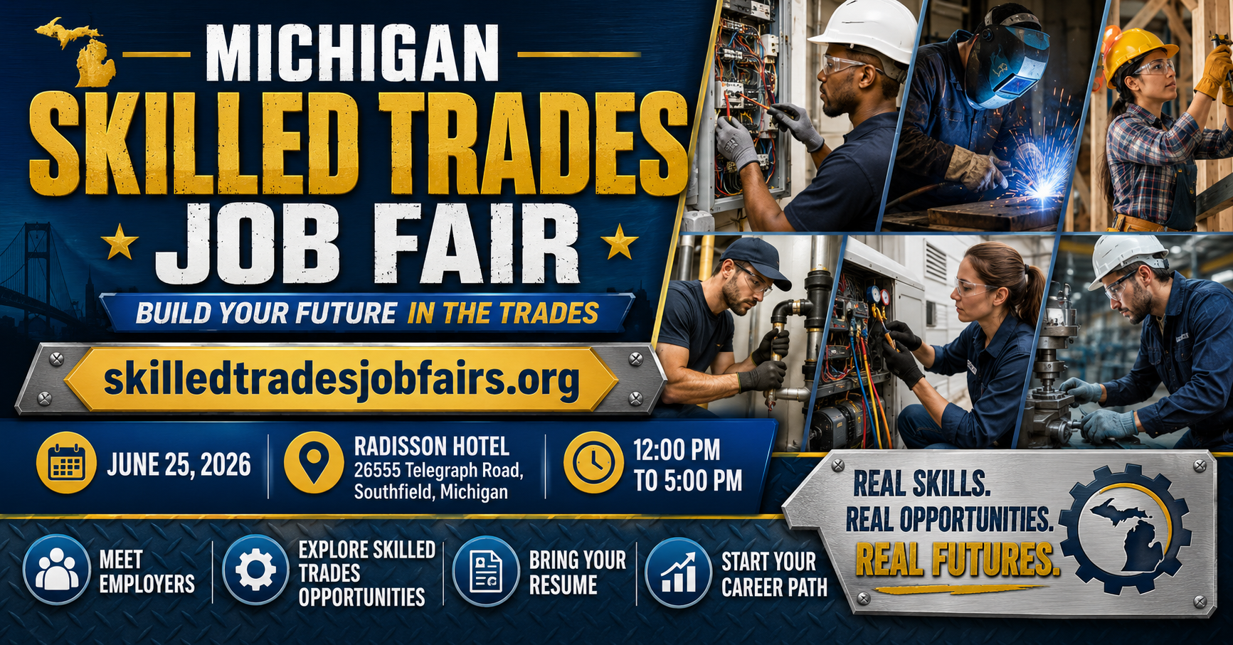 Michigan Metro Detroit skilled trades job fair